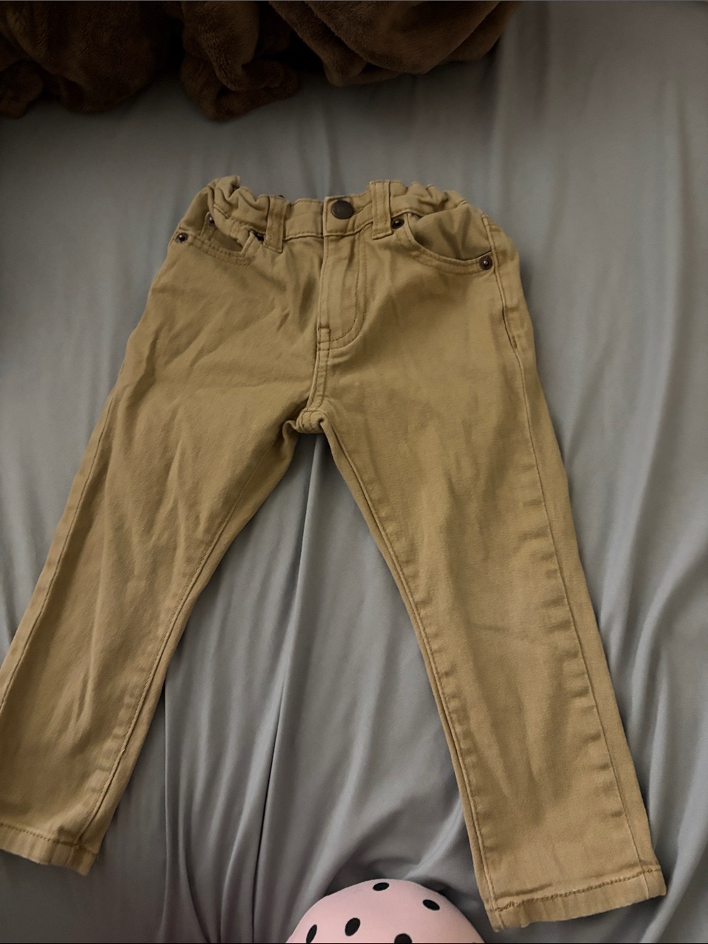 Lucky Brand Kids Tan Pull-On Stretch Jeans